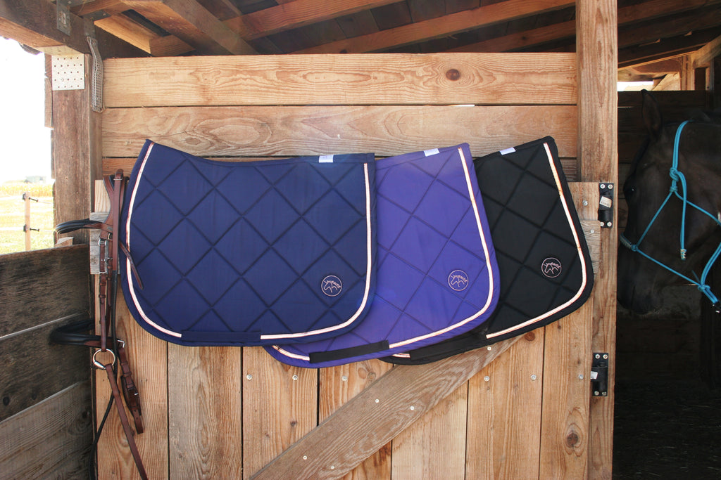 Tapis de selle artisanal Rose Very Gold