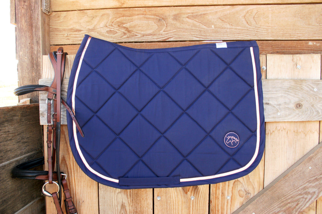 Tapis de selle artisanal Rose Very Gold